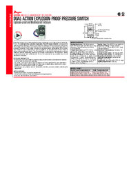 Thumbnail of document Data Sheet - H2 Dual-Action Explosion-proof Pressure Switches